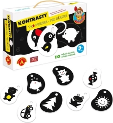 Alexander Kontrasti – črno‑bele spodbujevalne kartice za dojenčke