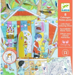 Odkritje pobarvanke Nina in njena igralna hiša