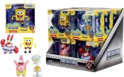 Kovinske zbirateljske figurice SPONGEBOB SQUAREPANTS – 4 vrste (SpongeBob, Patrick, Squidward, Mr. Krabs) 6,5 cm