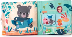 Lilliputiens - tekstilna knjigica Naučimo se oblačiti kuža Jules