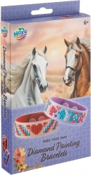 moxy diamantno slikanje – komplet za izdelavo zapestnic horse collection (2 kosa)