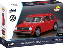 Gradbeni komplet COBI Volkswagen Golf 1974–1983 1:35, 68 delov