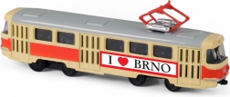 Kovinski retro tramvaj BRNO 16 cm 1:87
