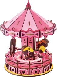 Leseni 3D Sestavljanka Vrtiljak