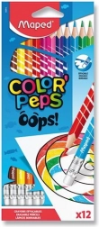 Barvice Maped Color'Peps Oops s radirko 12 kos