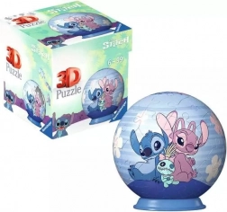3D puzzleball DISNEY Stitch in Angel 54 kosov