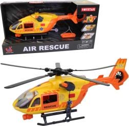 Reševalni helikopter s svetlobo in zvokom, funkcijski vitel in rotor