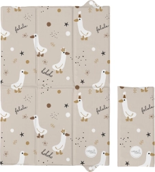 Ceba Baby potovalna zložljiva previjalna podloga Basic Crazy Ducks 60 × 40 cm