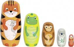 lesena matrjoška tiger Tavi in prijatelji Goki