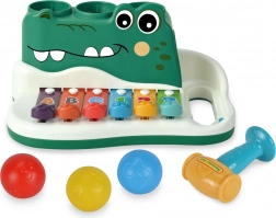 Ksilofon zabijalka Krokodil 25 cm