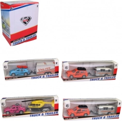 Avto s prikolico - Igrača za otroke, 19 cm