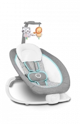 Otroški ležalnik Pascal od LIONELO – Siva