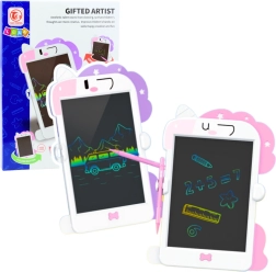 LCD tabla za risanje s pisalom Samorog rožnata