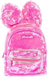 Rožnat bleščeč nahrbtnik KRÓLIČEK GIRABRILLA