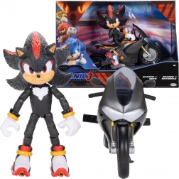 Sonic 3: figurica SHADOW na črnem motorju (mali set)