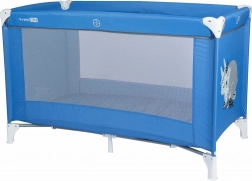 Potovalna posteljica FreeOn Love Zajček modra