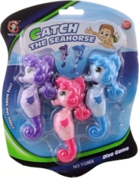 Igrača za vodo potapljajoči se morski konjički, set 3 kos