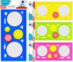 Template for drawing circles and rings