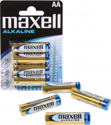 Alkalne baterije MAXELL AA LR6, 1,5 V – pakiranje 4 kos