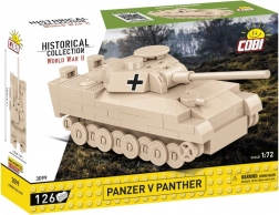Gradbeni set COBI Panzer V Panther 1:72 – mini tank, 126 delov
