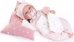 Antonio Juan Clara – realistična govoreča dojenčkova punčka, mehko tekstilno telo, 34 cm