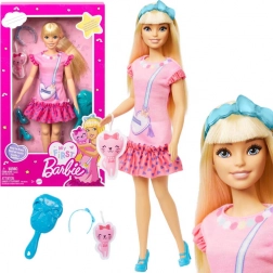 Moja prva BARBIE punčka z muckom, 34 cm