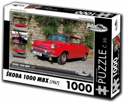 Sestavljanka Retro-avtomobili Škoda 1000 MBX (1967) – 1000 koščkov