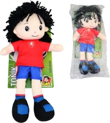 Tekstilna punčka Tonik nogometaš