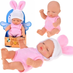 Mini punčka dojenček zajček 11 cm