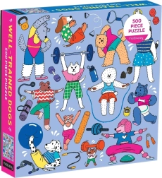 Mudpuppy sestavljanka Vadbeni psi 500 koščkov