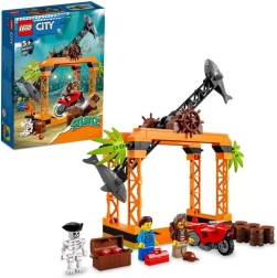 LEGO® City 60342 Izziv s kaskaderji sredi morskega psa