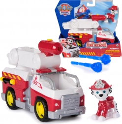 Paw Patrol gasilski avto s figurico Marshalla in vodnimi izstrelki