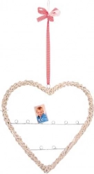 Viseče pleteno srce za fotografije Small Foot