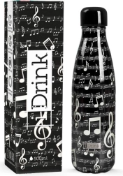 Termovka črna Music 500 ml