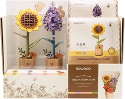 RoboTime stojalo s cvetovi Sončnica in Lila