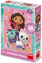 Igrive sestavljanke 200 koščkov z diamanti