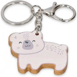 Lesena dekoracija medvedek Polar B