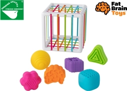 Senzorična vstavljanka z elastičnimi vrvicami FAT BRAIN InnyBin