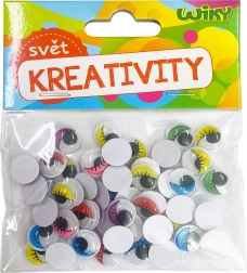 Premikajoče se barvne oči 12 mm