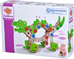 Eichhorn lesena konstrukcijska sestavljanka Constructor dinozavri 100 kosov