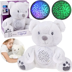 Woopie plišasti medvedek s projektorjem in glasbeno skrinjico