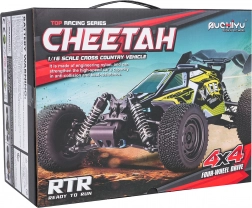 RC dirkalni buggy CHEETAH 1:16 z brezkrtačnim motorjem