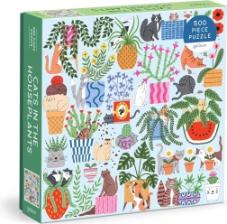 Kvadratne sestavljanke Mačke v loncih 500 koščkov GALISON