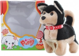 Hodeči črni kužek na baterije