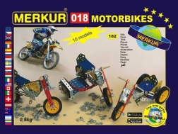 Merkur motorji – kovinska sestavljanka 174 delov, do 10 modelov