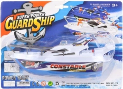 Plavajoči plastični čoln na baterije