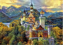 Educa puzzle Neuschwanstein 1000 koščkov