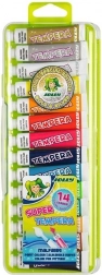 Tempera Jolly - 12 barv + srebrna in zlata
