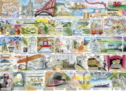 Sestavljanka Britansko in briljantno 1000 kosov GIBSONS