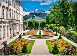 Lesena sestavljanka Grad Mirabell 1010 kosov